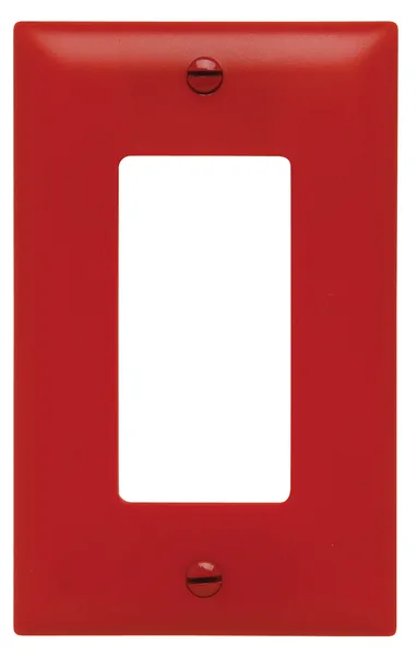 Placa 1gang rojo tp26red legrand
