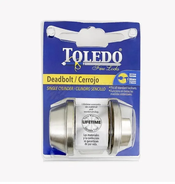 Cerradura toledo 1cilindo niq.